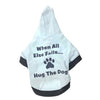 Pet clothes dog clothing, printed Hug The Dog with hat t-shirt Teddy clothes dog clothes