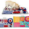 Pet Sniffing Pad Training Blanket Feeding Mat Dog Foraging Skills Toys Pet Activity Training Blanket