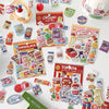 Sticker Package Food Collectors Series Food Notebook Stickers