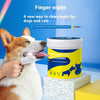 Pet Teeth Cleaning Finger Stall Wipes Cleaning Teeth Anti-halitosis Gas